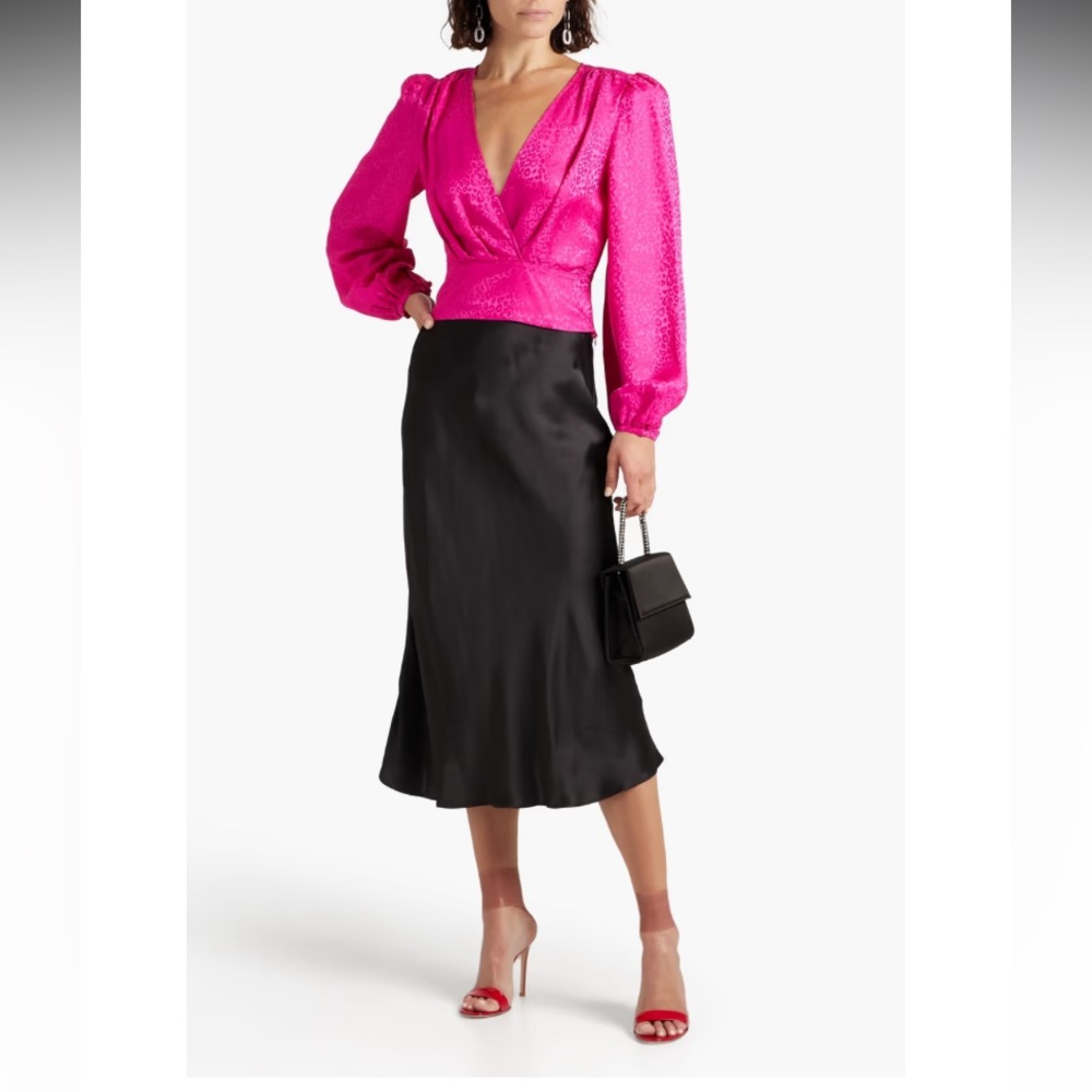 Ronny kobo Eugenia satin blouse